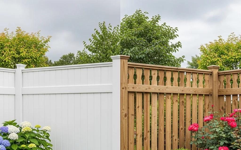 PVC vs Wood Fencing